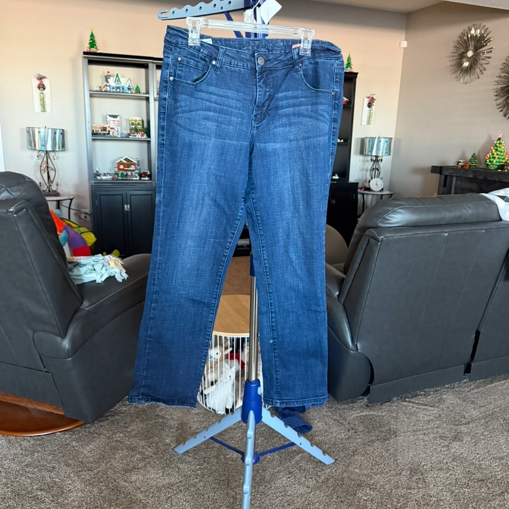 Women's jag skinny Denim Blue Jeans. Size 16
